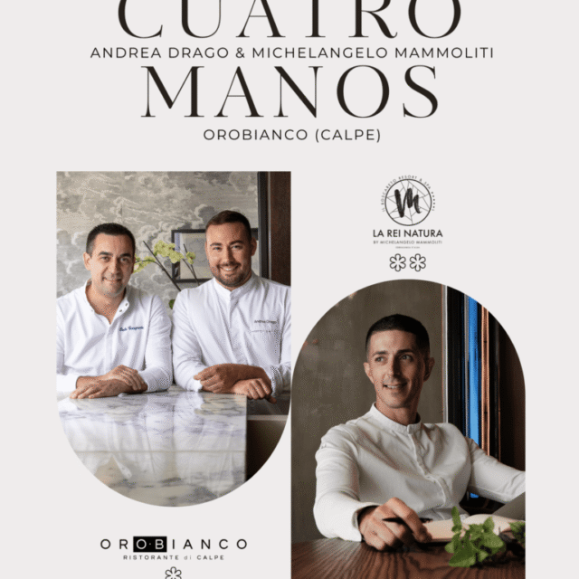 A Night of Culinary Harmony: Andrea Drago and Michelangelo Mammoliti Craft a Four-Hands Menu at Orobianco